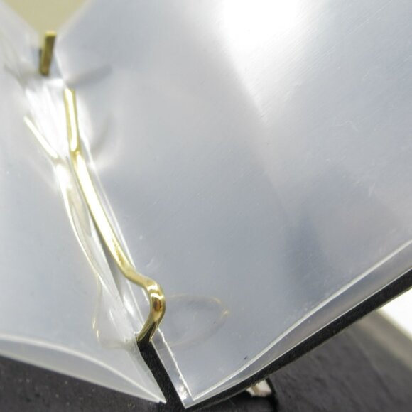 Vintage Men's Swank Black Pig Skiin Wallet & Card Holder Set In Original Box - Picture 10 of 16